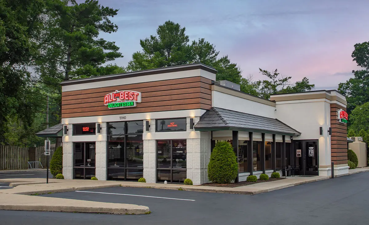 All the Best logo branding and signage