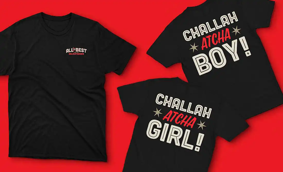 All the Best employee graphic tees