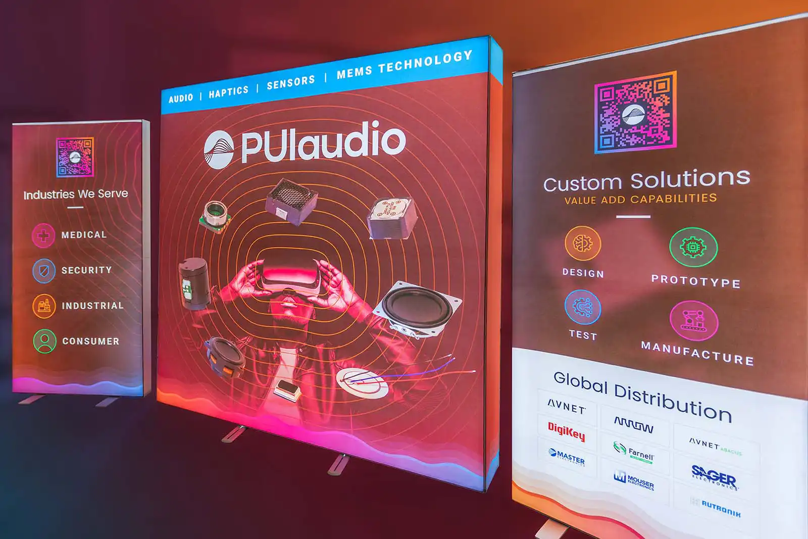 PUI Audio trade show banners