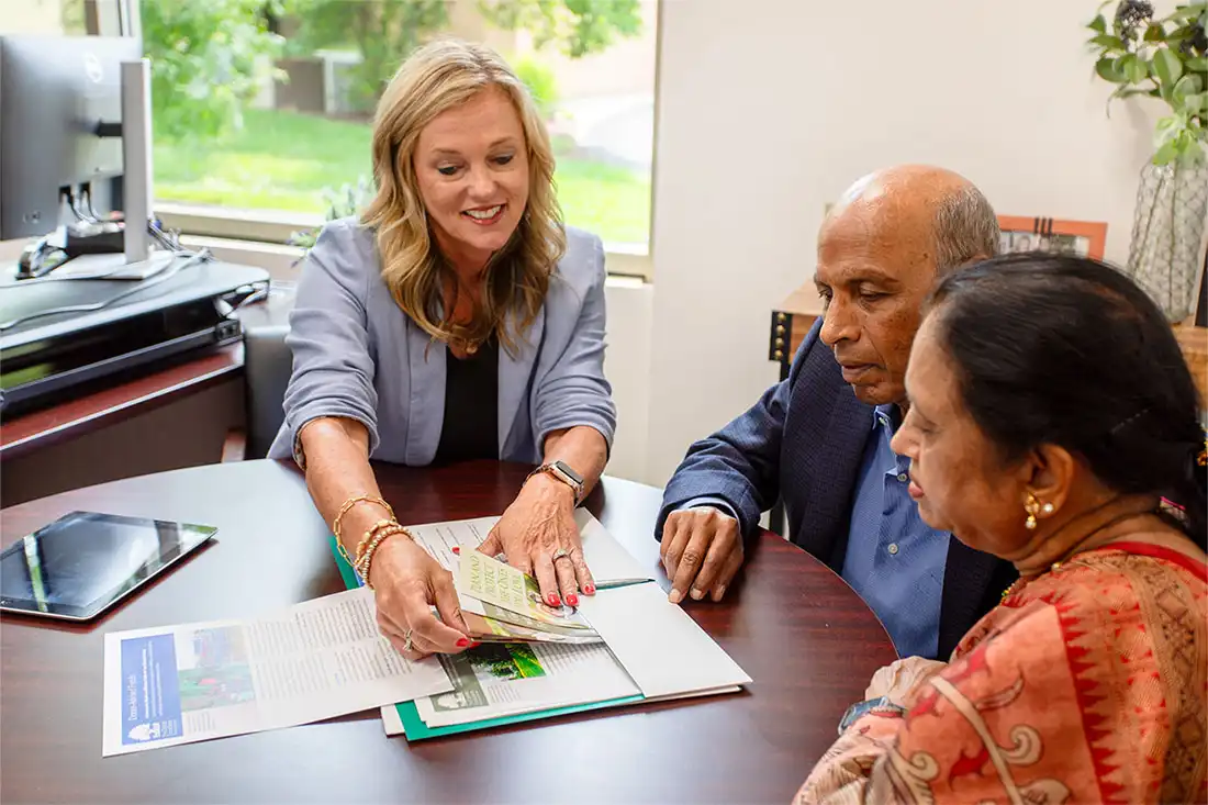 client and partner business photo shoot