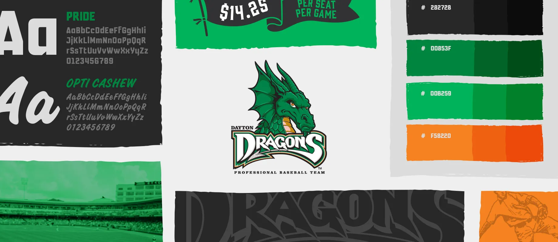 Dayton Dragons branding guide