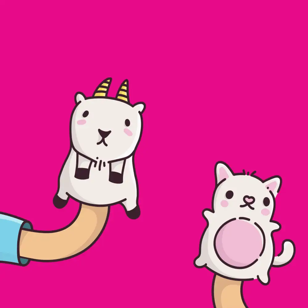 Taco Cat Goat Cheese Pizza characters