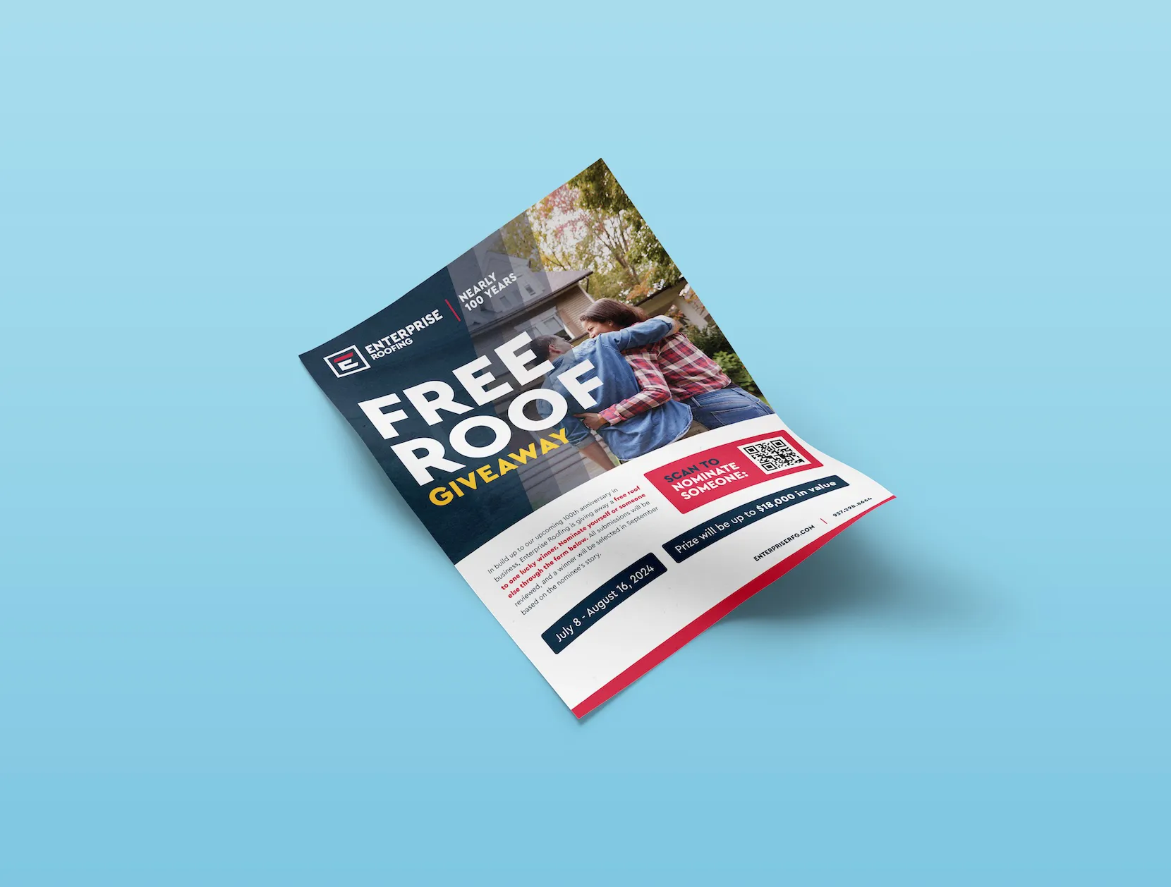 Enterprise Roofing flyer