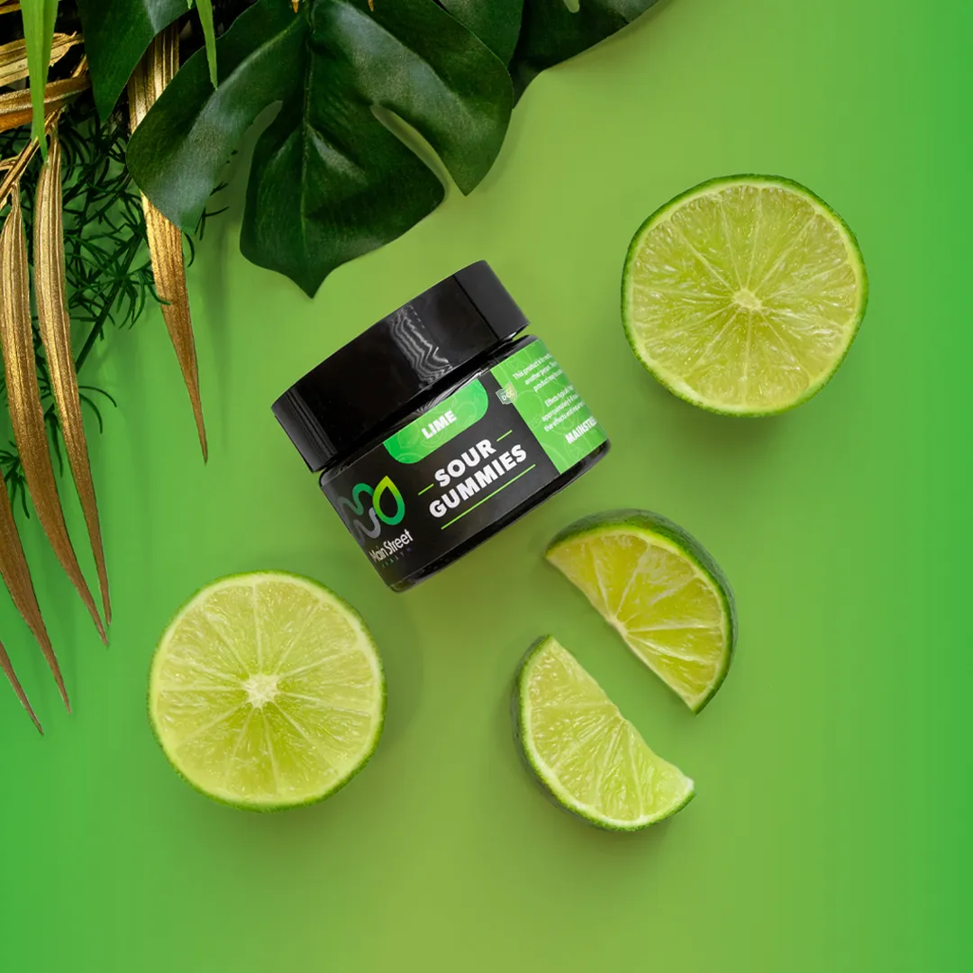 main street health lime sour gummies packaging