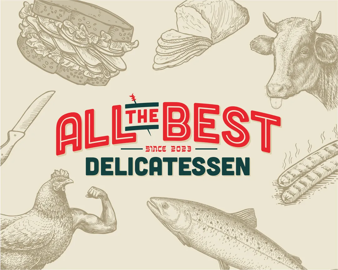 All the Best Deli branding