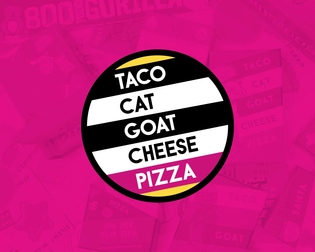 Taco Cat goat Cheese Pizza branding