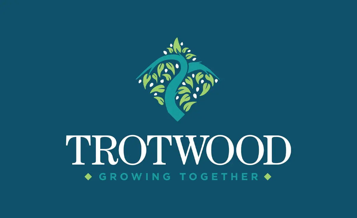 Trotwood city logo design