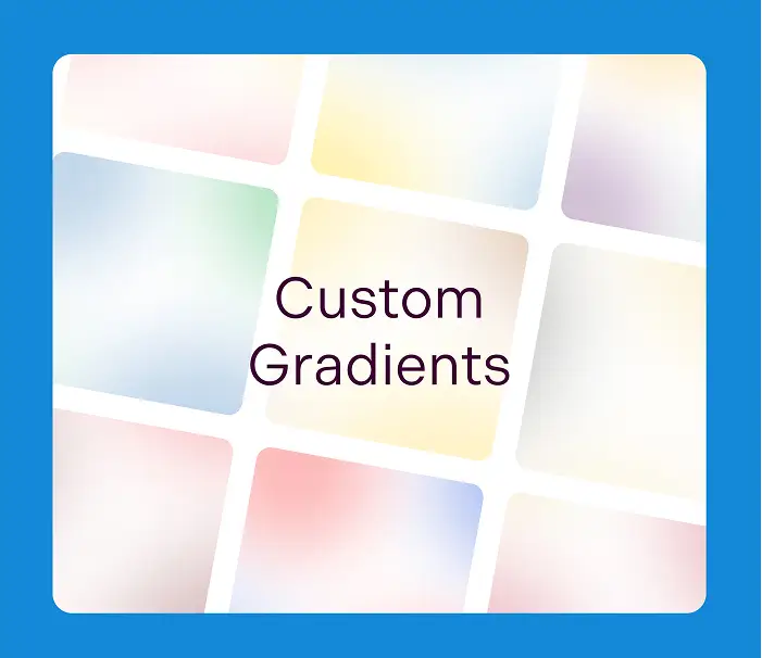 Dayton Public Schools custom gradients branding style