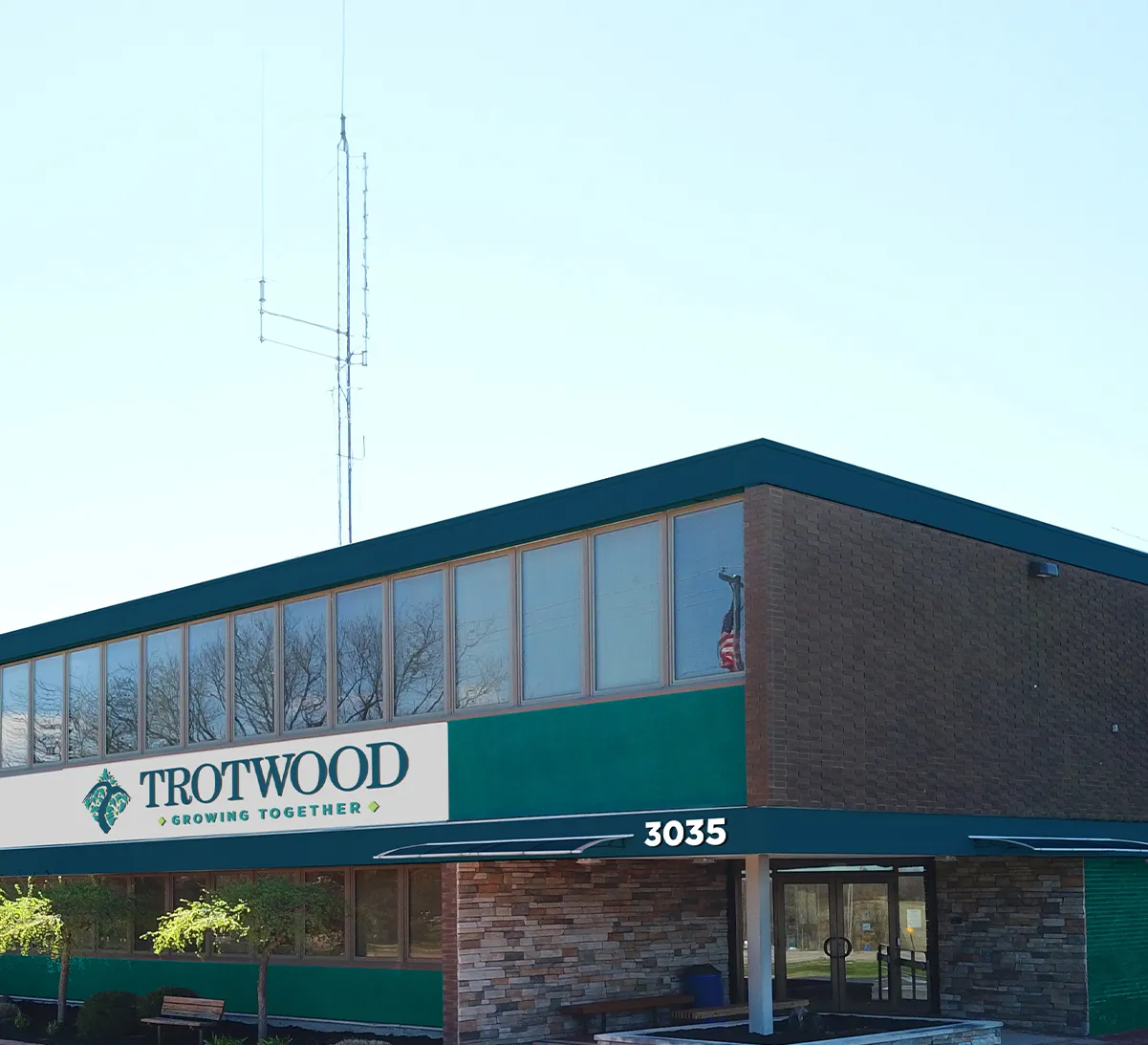 City of Trotwood city building logo signage