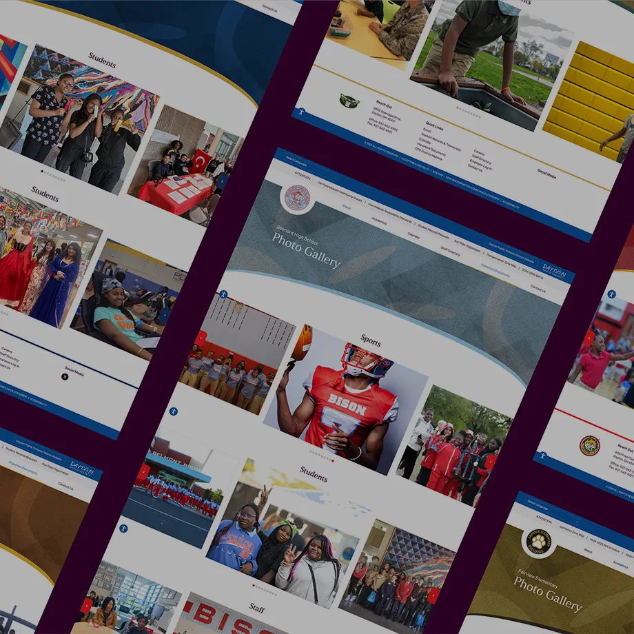 Dayton Public Schools website pages