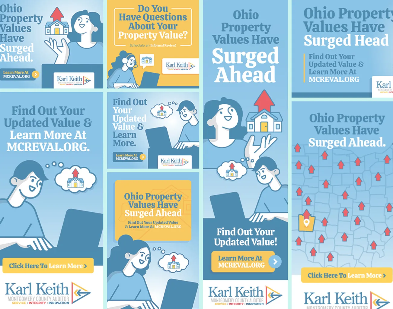 Karl Keith Montgomery County Auditor various social marketing designs