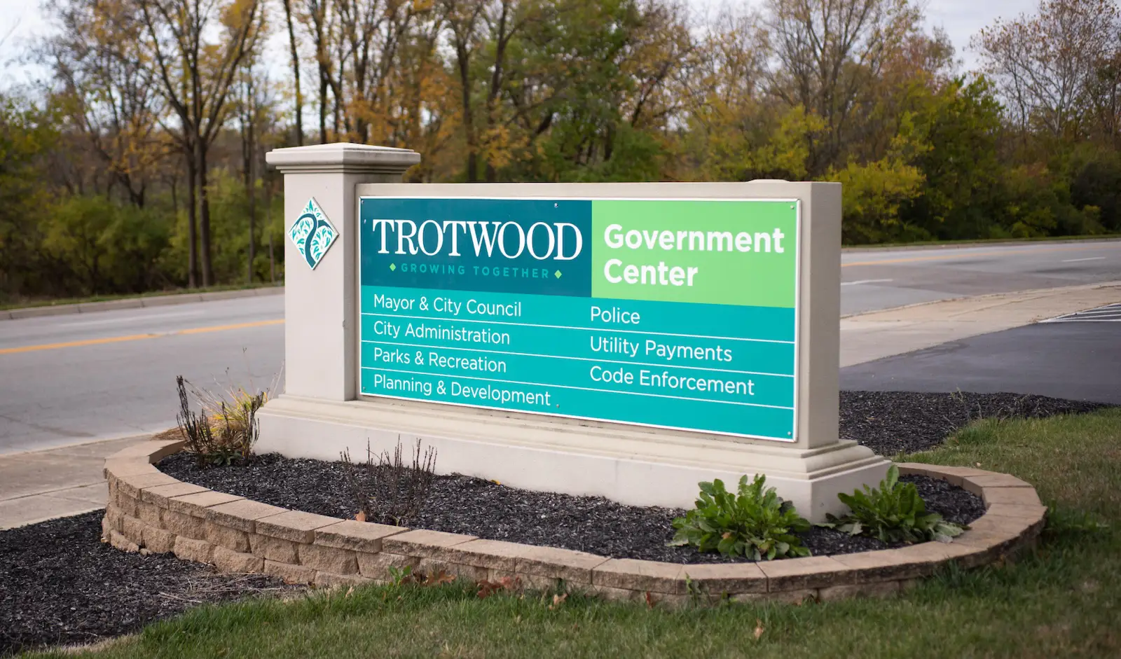 City of Trotwood government center signage