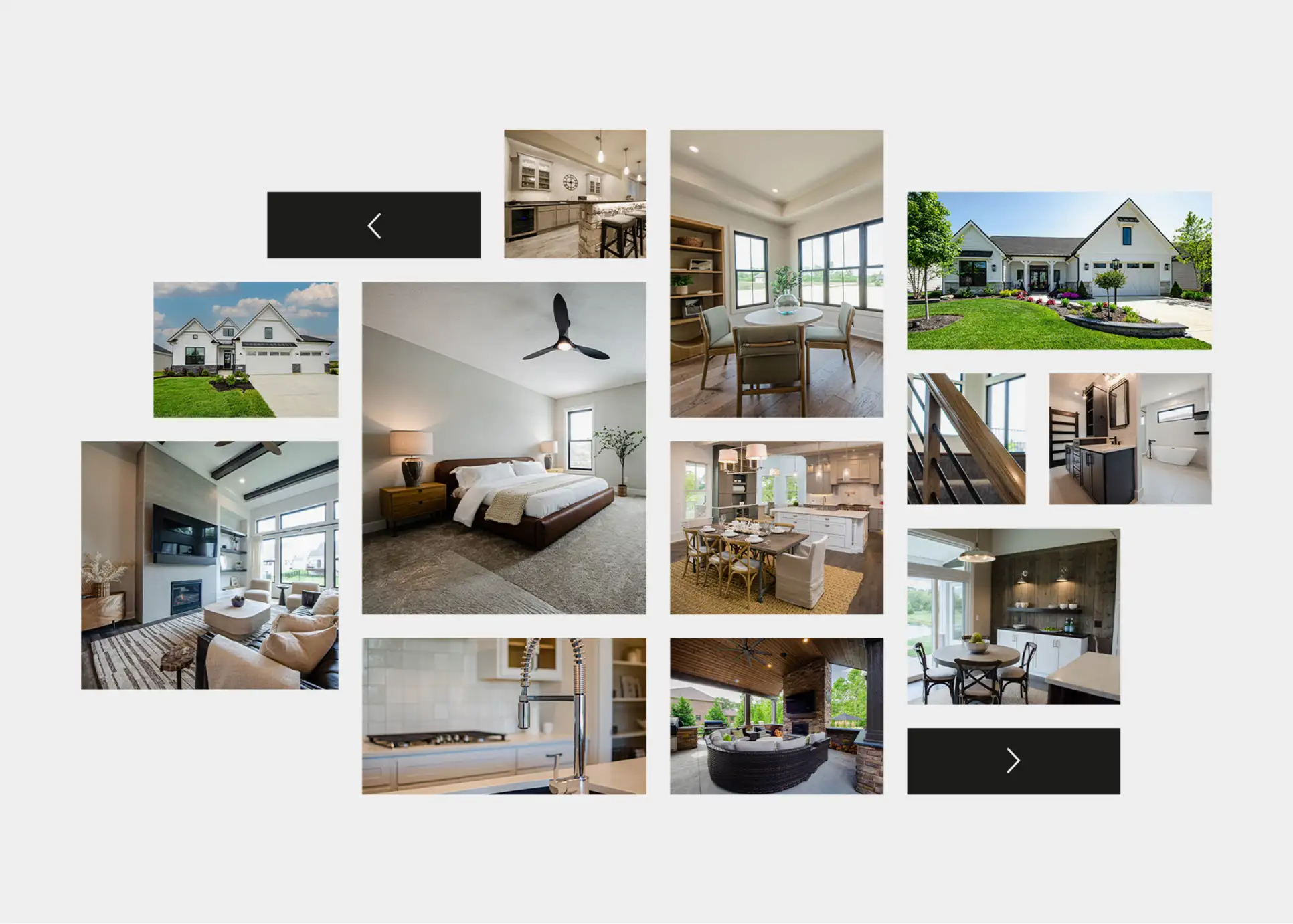 Design Homes Luxury Home Builder photo gallery collage