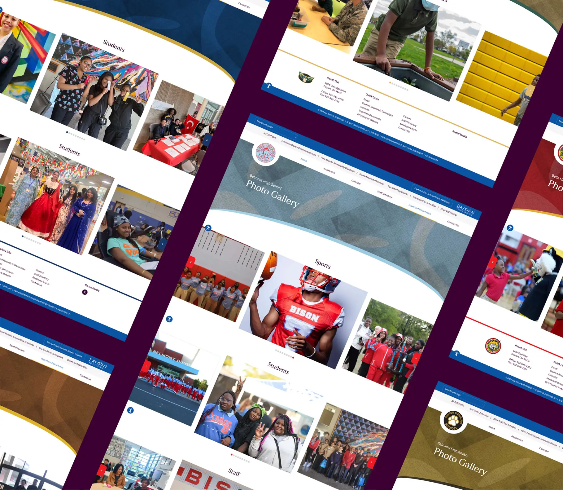 Dayton Public Schools website pages