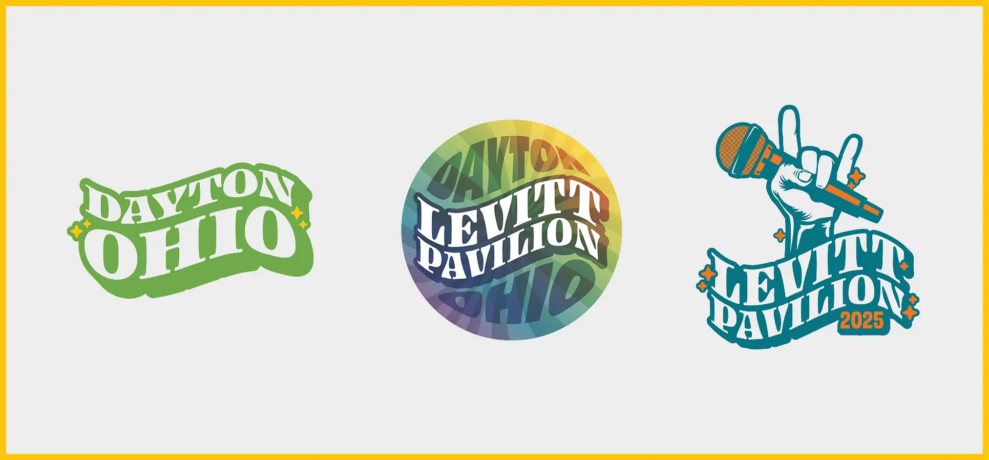 Levitt Pavilion Dayton digital marketing logo designs