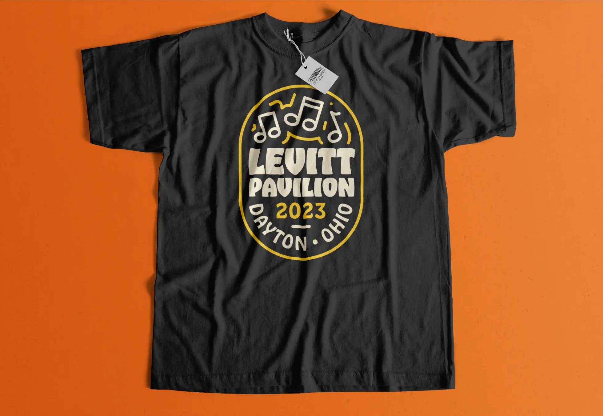 Levitt Pavilion Dayton t-shirt design