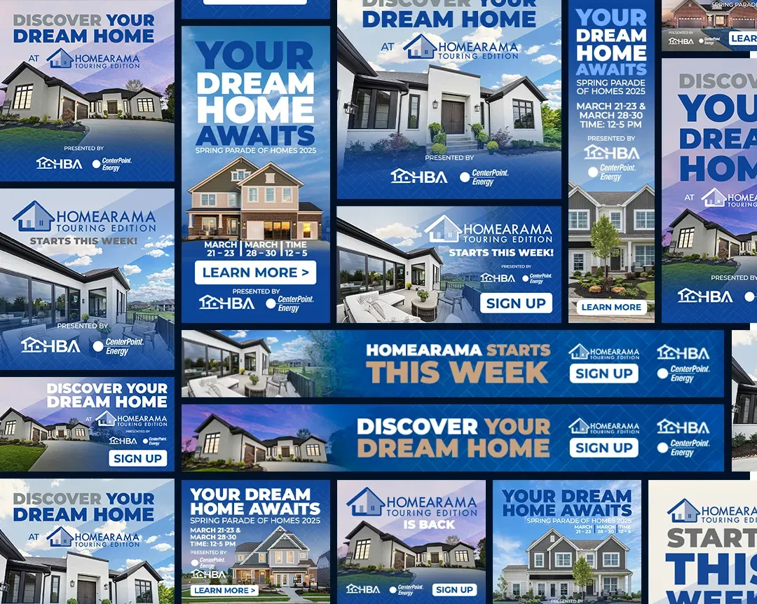 Home Builder Association marketing designs
