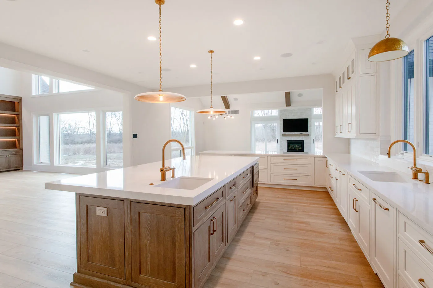 home interior view of kitchen