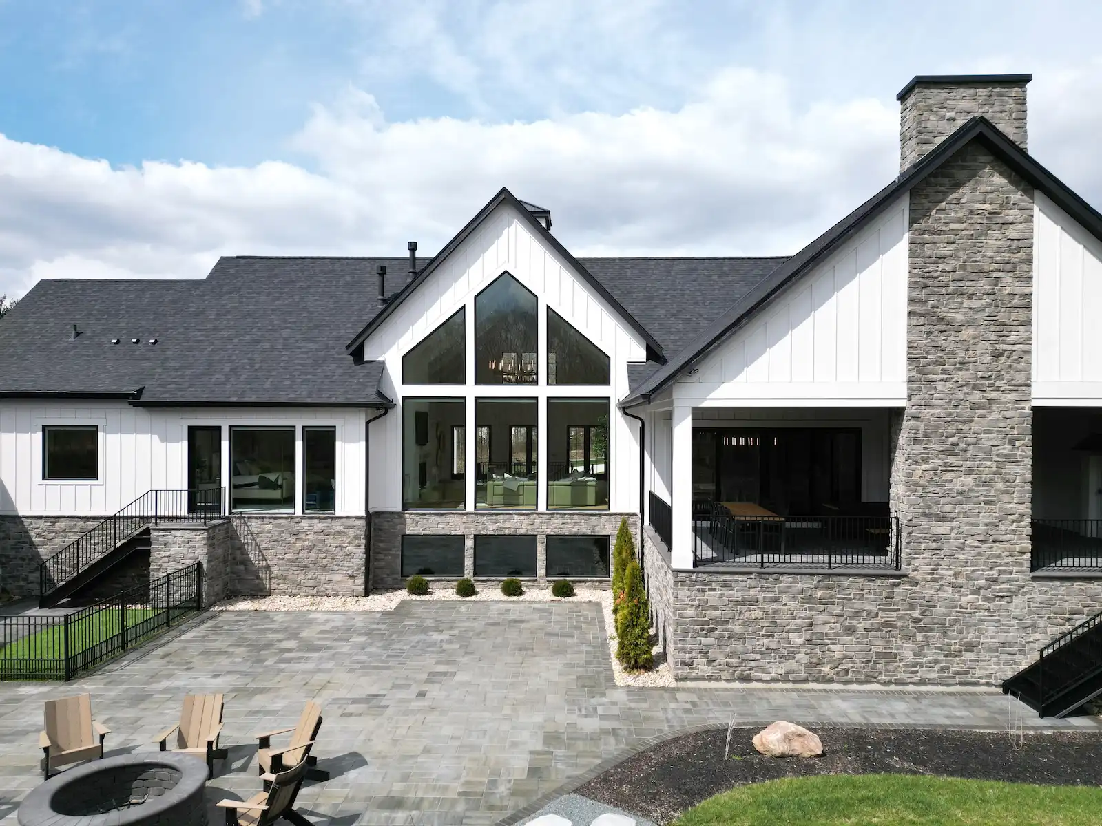 G.A. White custom built home