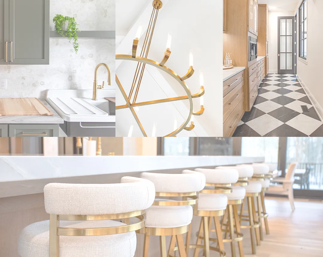 G.A. White custom built home interior designs