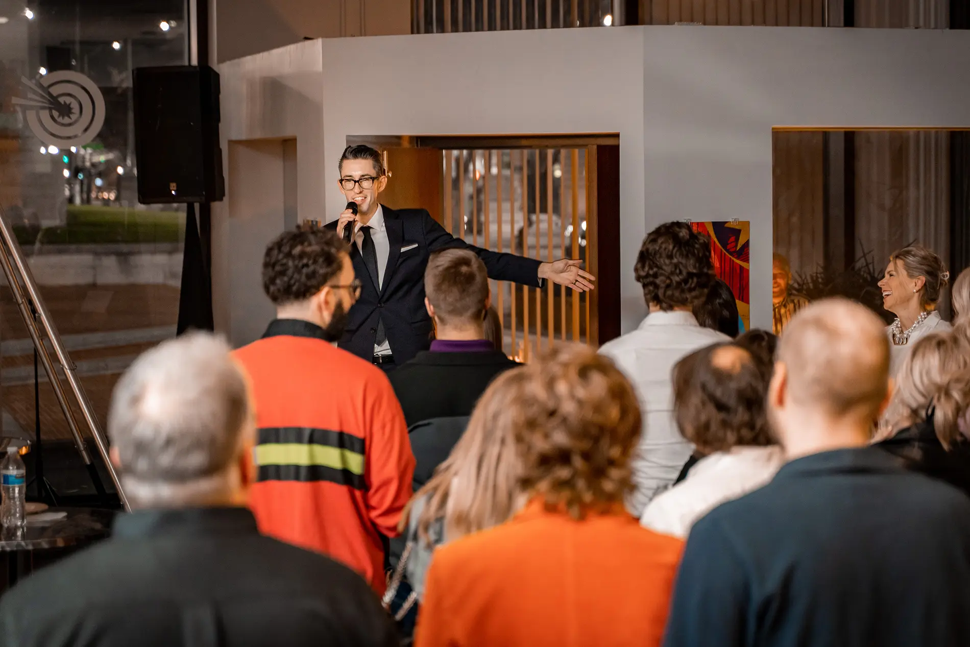 Catapult Creative 10 year anniversary party Matthew speech