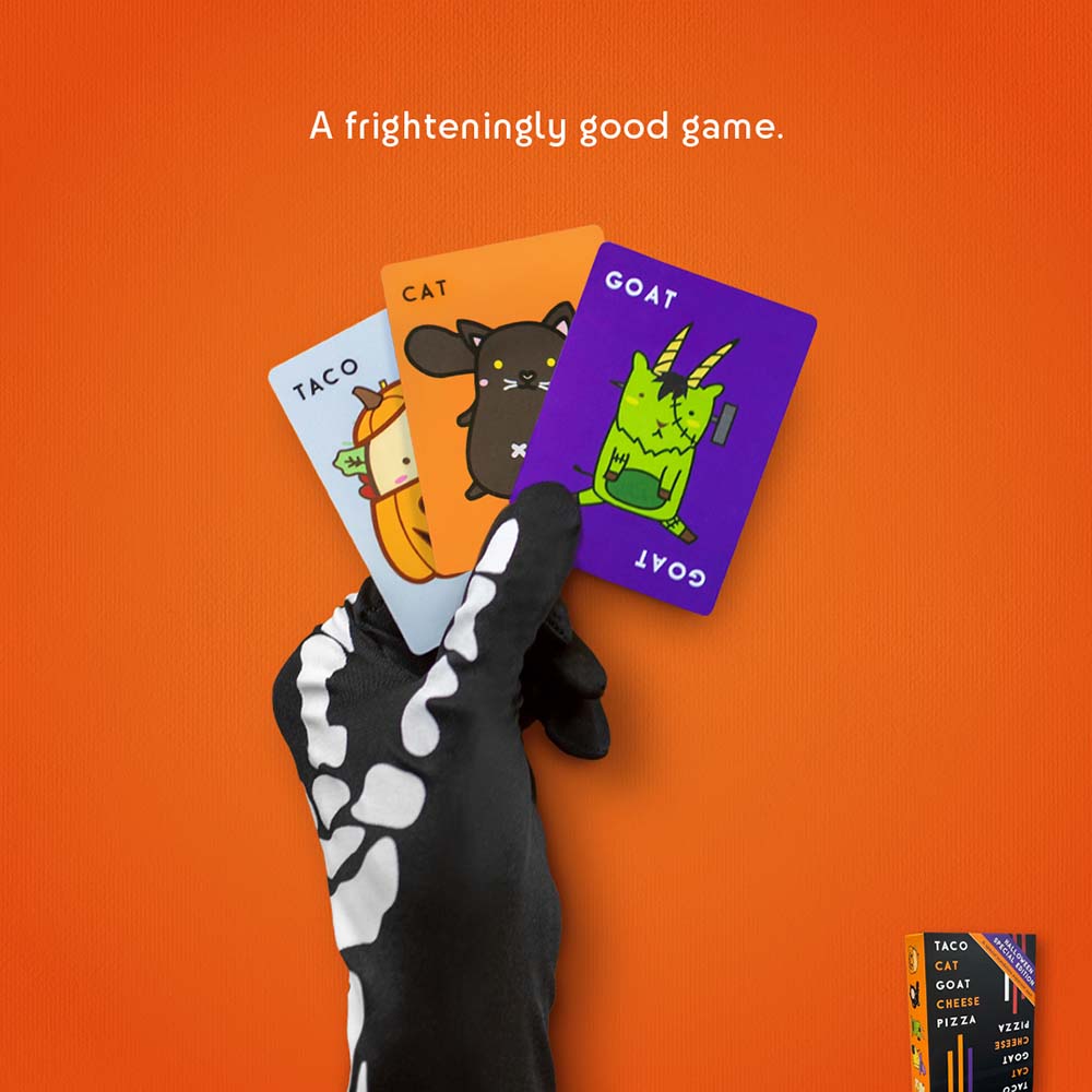 Dolphin Hat Games Halloween cards marketing strategy