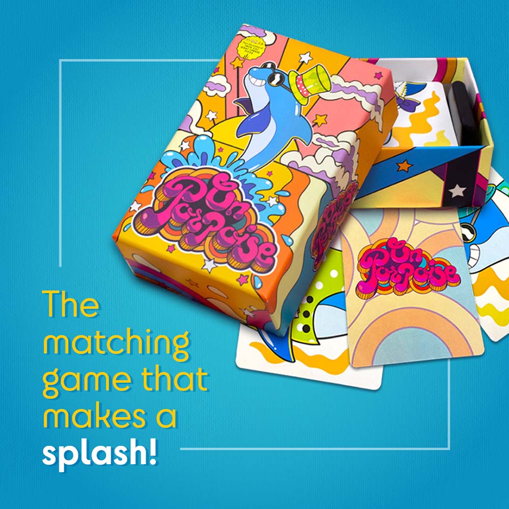 Dolphin Hat Games, the matching game that makes a splash
