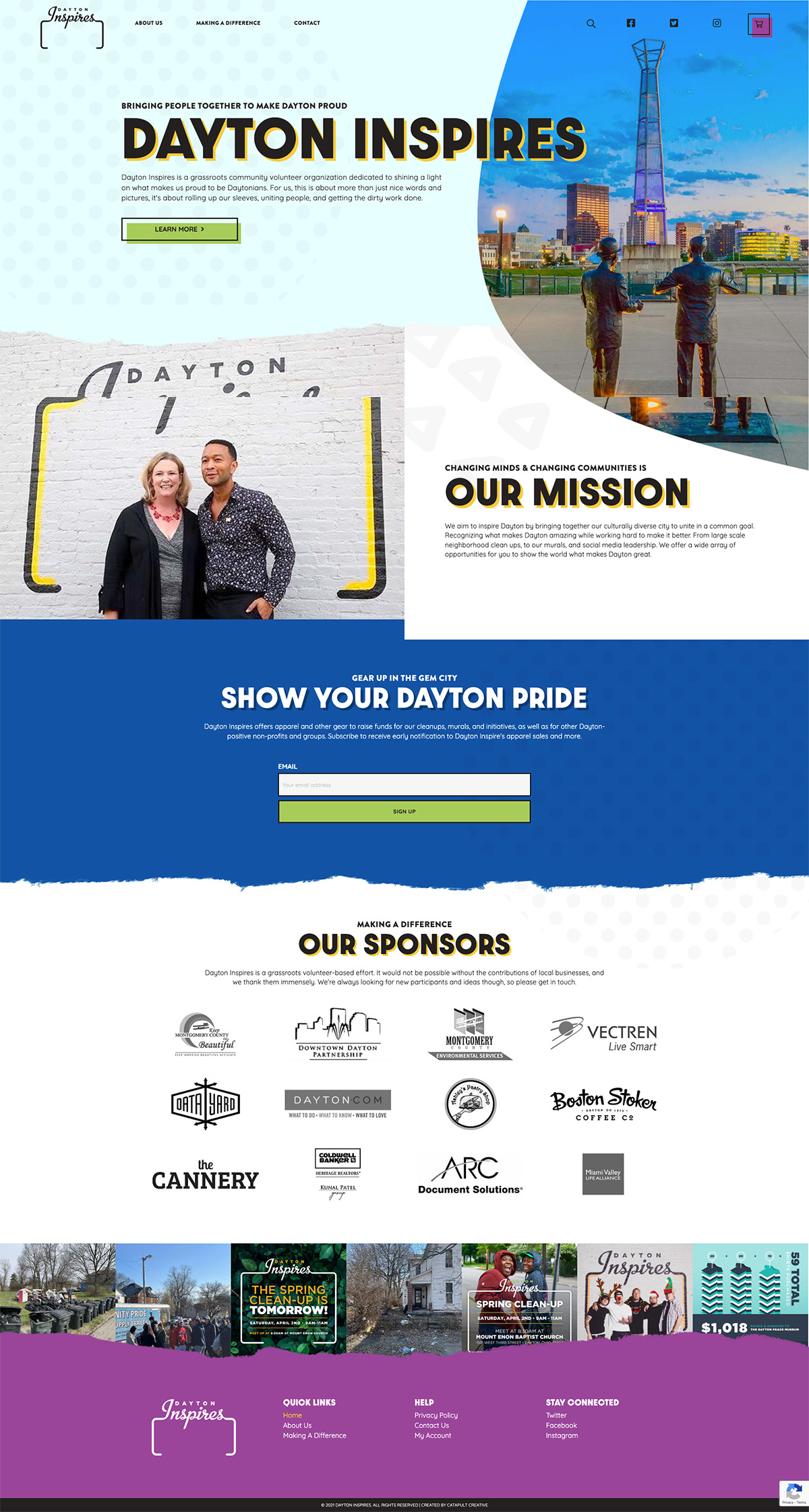Dayton Inspires website